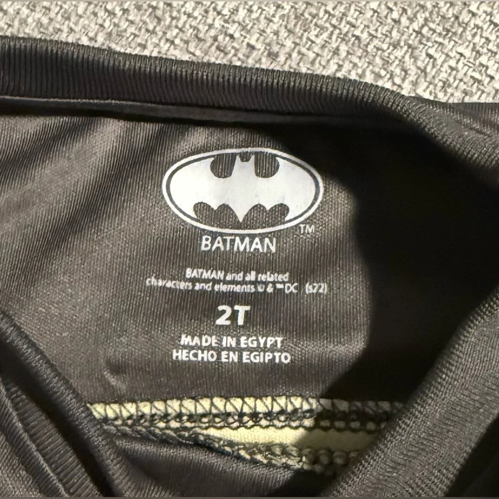 Batman Kids Swim Rashguard - Gray and Yellow